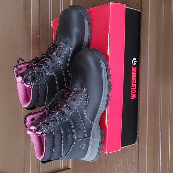 NIB Wolverine Women's Piper Composition Toe Boots size 8 - Picture 2 of 4